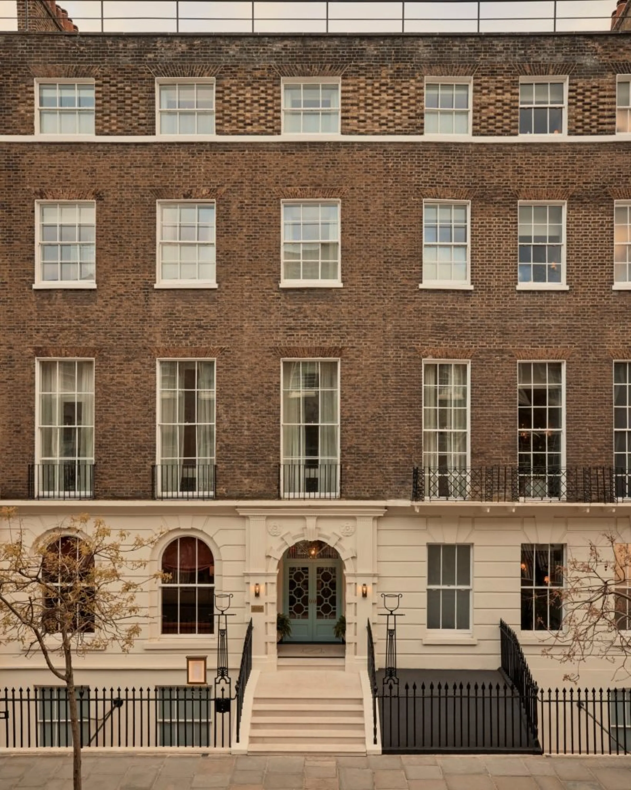 Curated interior details reflecting literary heritage